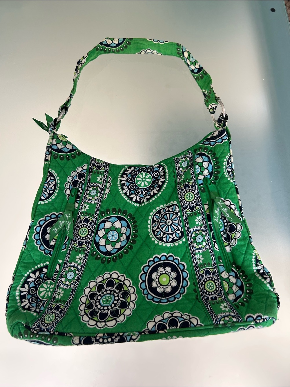 Vera Bradley Vintage Cupcake Green Shoulder Bag